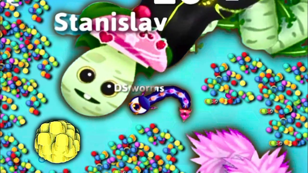 😱😱I reached new score 100,000+ points in snake io gameplay🐍 New look One-Eyed Bat skin🐍DS worms