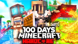 i survived 100 days in medieval times minecraft hardcore!