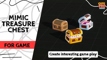 Mimic Treasure Chests Cute Pro Series | 700+ game ready assets | Unity, FAB, Unreal