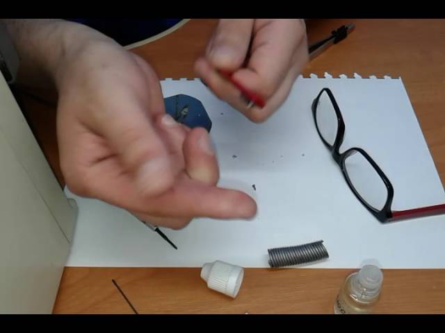 Как починить очки, или что делать если сломалась дужка (пайка). How to fix the glasses
