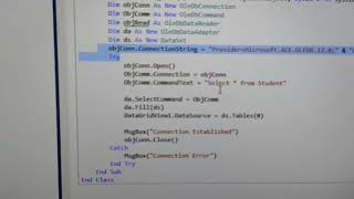 Database connection in Visual Basic | VB practical #database #connection