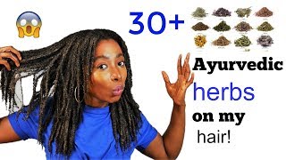 30 + Ayurveda Herbs Treatment For Stronger Healthy Hair Growth | Natural Hair Length Retention