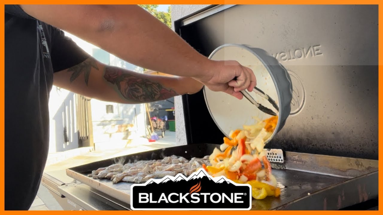 Blackstone Griddle Fajitas!! The Only Way To Cook Chicken Fajitas