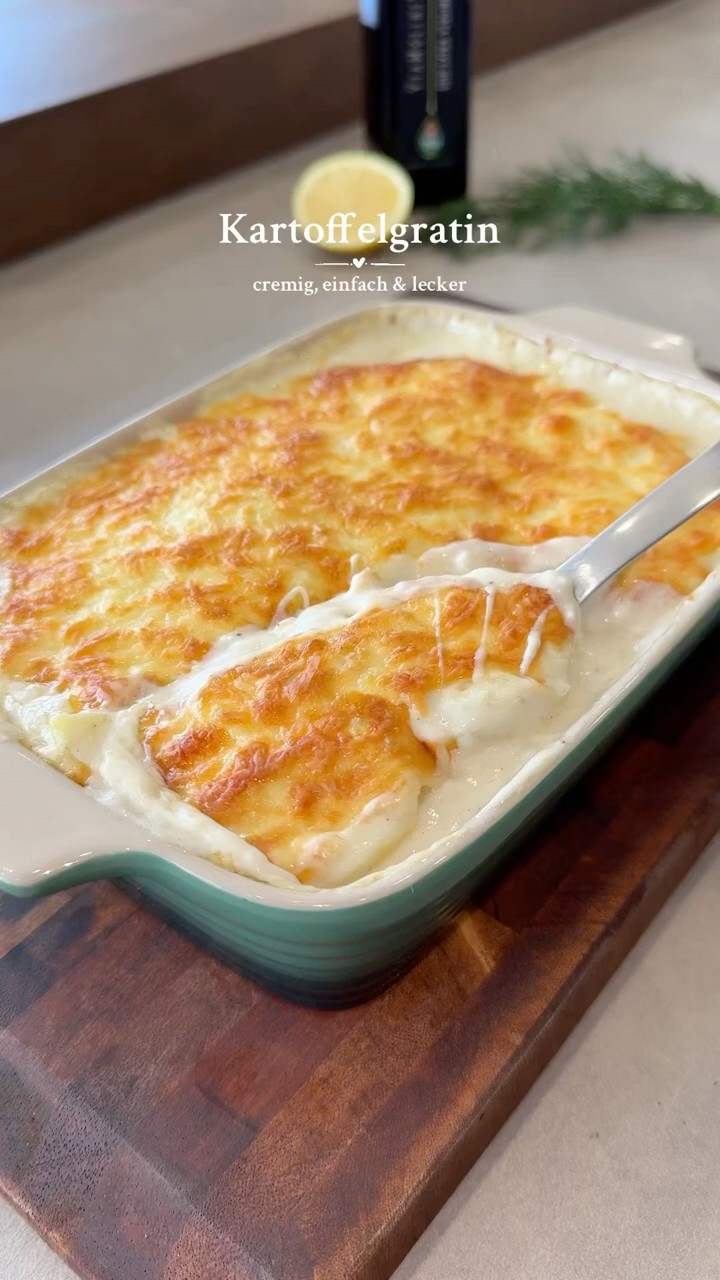 Cremiger Kartoffelgratin | mit Lachs und Brokkoli - YouTube