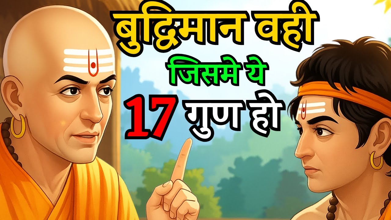 बुद्धिमान व्यक्ति में ये 17  लक्षण होते हैं | chanakya niti | Signs Of intelligent Person