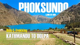 Dolpa Shey Phoksundo Ride &  Trekking ll Bullet Byke  Ma Dolpa ll A Memorable Adventure फोक्सुन्डो