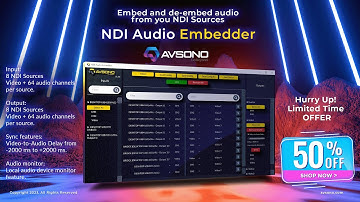 NDI Audio Embedder Promo