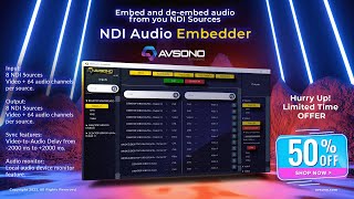 NDI Audio Embedder Promo