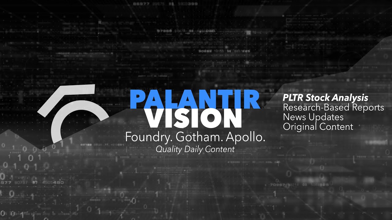 Welcome to Palantir Vision! | Channel Update for Subscribers - YouTube