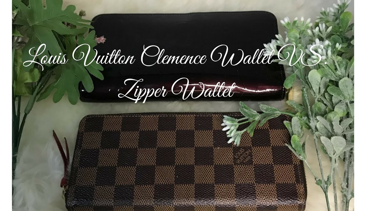 Louis Vuitton Clemence Wallet vs.Zipper Wallet ️ - YouTube