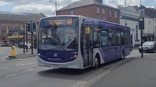 New Livery - First Worcester Enviro 200 44607 Yx14Ruu On The 35 In Worcester Lowesmoor.