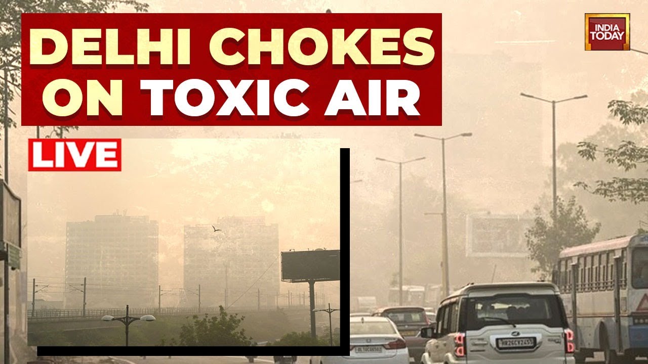 LIVE: Another Year, Same Story! Blanket Of Smog Over National Capital | Toxic Air, Frothing Yamuna