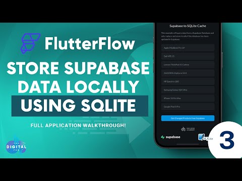 Using #Supabase Data in #SQLite using #FlutterFlow - Part 3