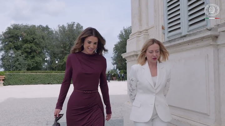 Il Presidente Meloni incontra Sua Maestà la Regina Rania di Giordania