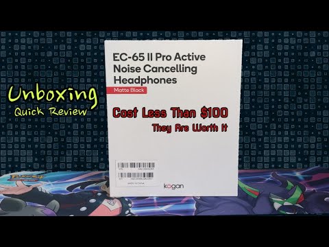 EC-65 II Pro Active Noise Cancelling Headphones | Unboxing + Quick Review