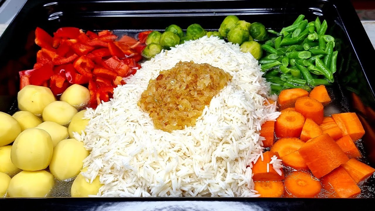 Cook the chicken and rice this way the result is amazing and delicious!