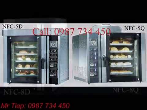 các máy móc thiết bị làm bánh các loại - youtube
