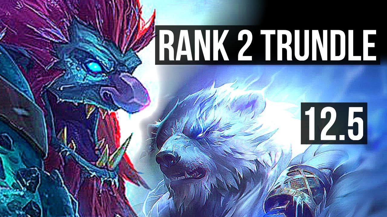 TRUNDLE vs VOLIBEAR (JNG) | Rank 2 Trundle, Legendary, 18/4/8 | NA Challenger | 12.5