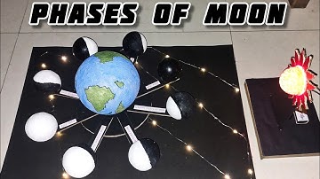 Phases of Moon Working Model for School Science Project || DIY Science Project