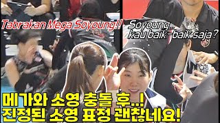 메가, 소영 충돌! Tabrakan Mega So-Young! Video di balik layar [여자배구직캠]