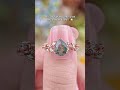 Magical forest moss agate🌲✨#leafring #engagementring #gemstonejewelry #diamondring #natureinspired
