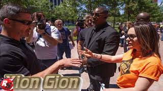 NRA member asks Alyssa Milano’s security if they’re armed at anti gun rally: Watch the response