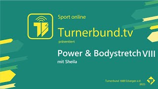 Power &amp; Bodystretch VIII mit Sheila 50+| Turnerbund TV Live #079