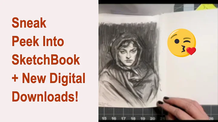 Vlog Peek Into Sketchbook & New Digital Downloads