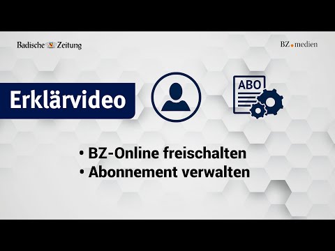 So können Sie sich auf BZ-Online  freischalten und Ihr Abonnement selbst verwalten.