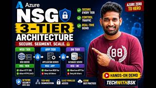 7. Azure NSG Three-Tier Architecture | Secure Web, App & DB Layers