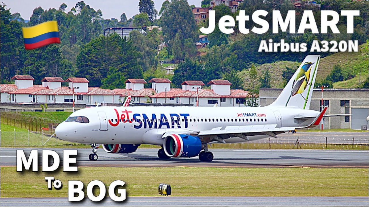 TRIP REPORT: JetSMART Colombia A320N | Medellín (MDE) - Bogotá (BOG) | la ruta más transitada de 🇨🇴