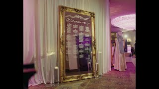 D Mirror Guest Seating Chart For Weddings & All Events 7Ft X 4Ft