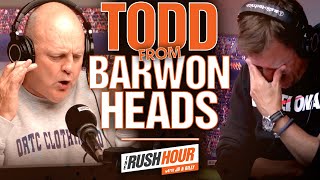 Todd From Barwon Heads Sprays Billy For His Video Tour Of Geelong | Rush Hour With JB & Billy