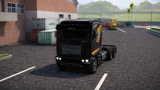 Euro Truck Simulator Games 3D – Black Kamaz Truck Parking Challenge 🚛 screenshot 1