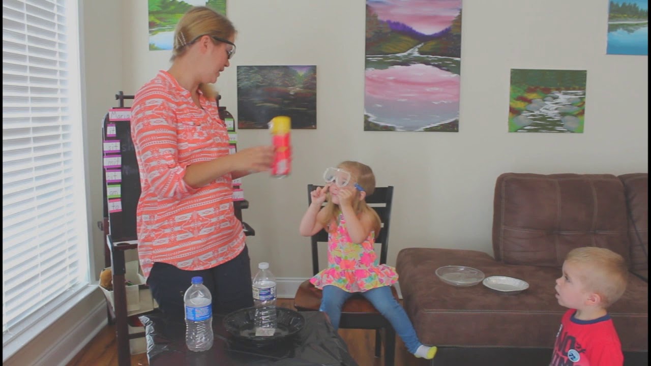 Spray Foam Volcano Project Day 1 YouTube