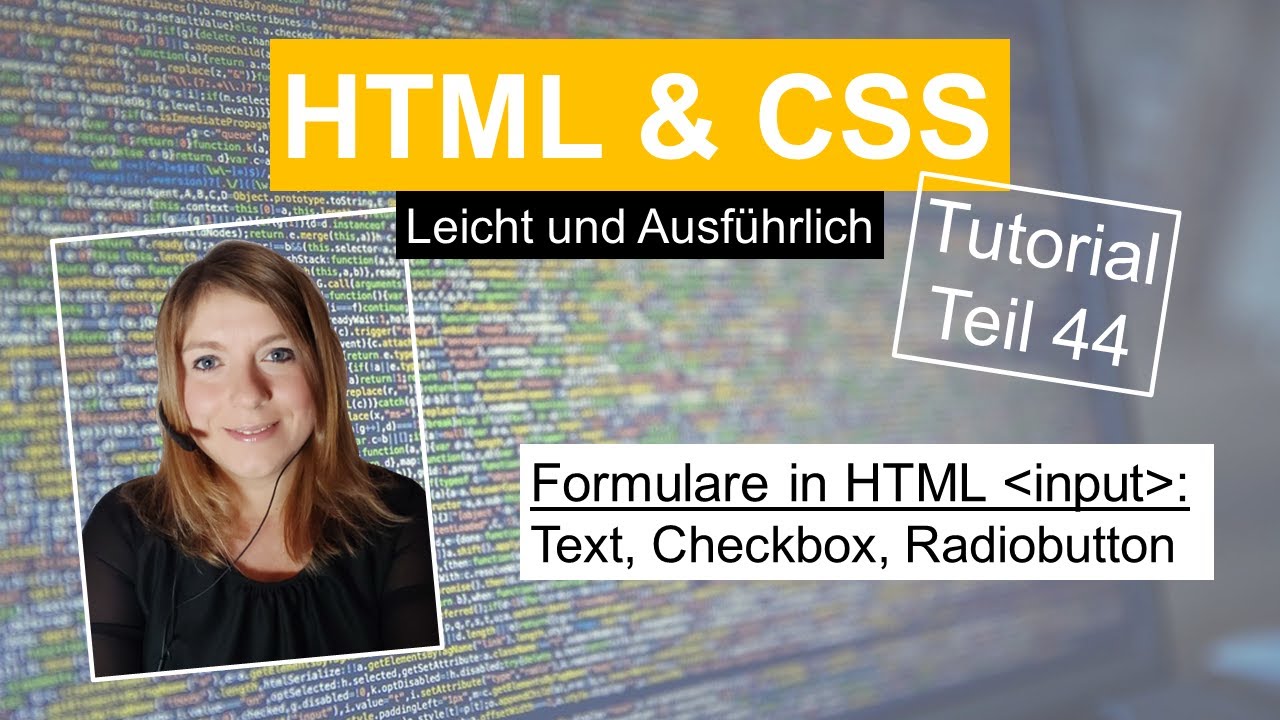 HTML Formulare 1 Checkbox HTML Tutorial Deutsch Teil 44 YouTube Html formulare 1 checkbox html tutorial deutsch teil 44 youtube