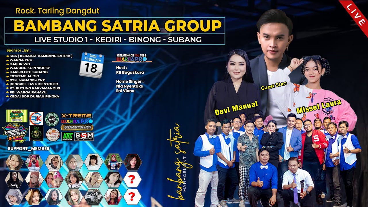 🔴 [Siang] Live Mini Konser Silaturahmi 2024 - BAMBANG SATRIA GROUP