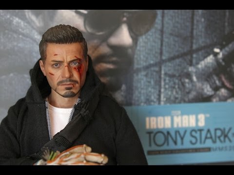 Tony Stark The Mechanic Iron Man 3 Hot Toys review - YouTube