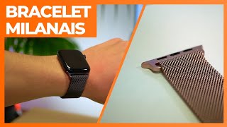 Bracelet Apple Watch en Or Milanais