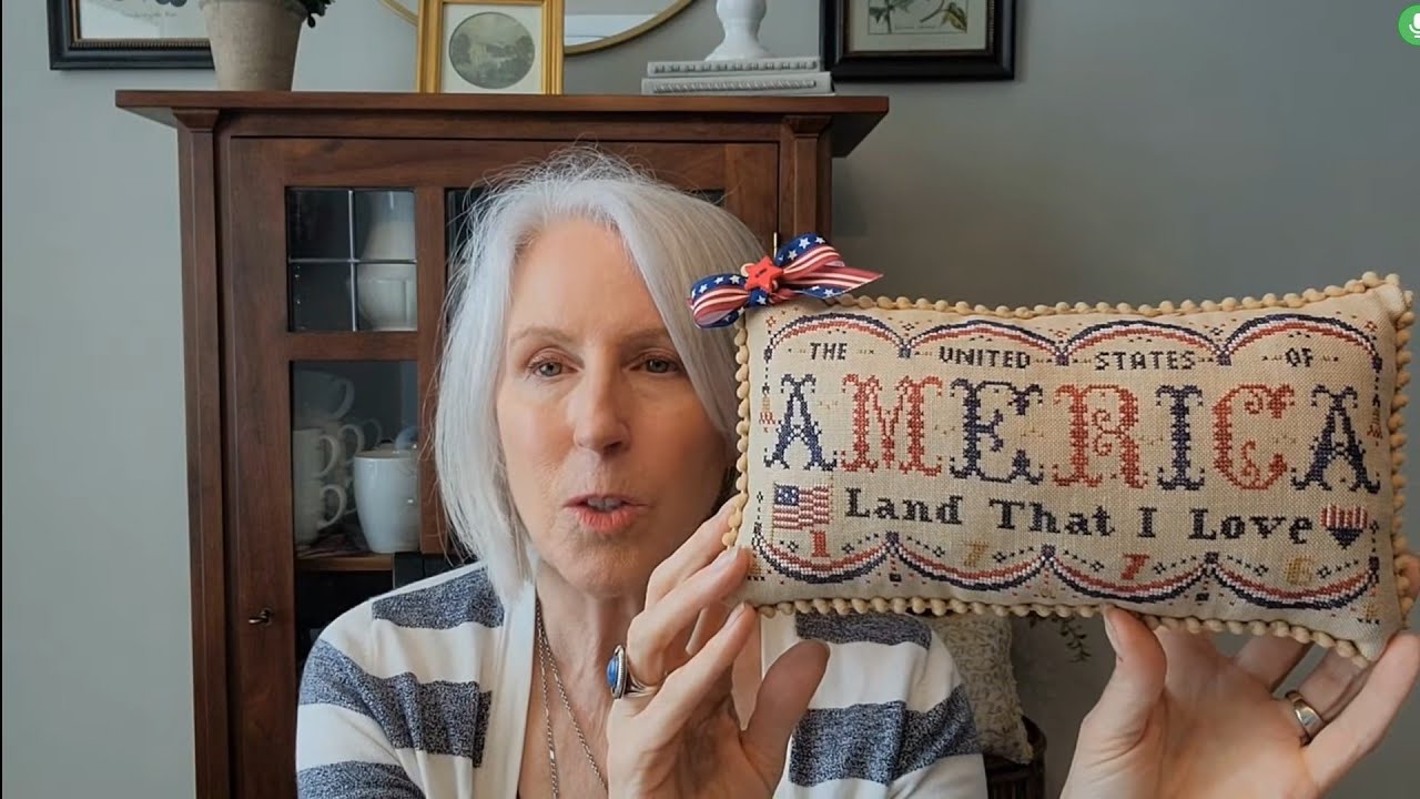 The SABLE Stitcher Flosstube #5 Patriotic Finishes, Farmgirl Retreat recap, Annabella's Retreat Info