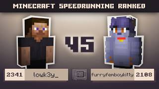 TECHNICAL DIFFICULTIES | lowkey VS furryfemboykitty | MCSR Ranked 1v1