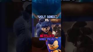 Ugly Sonic vs Netflix's Sonic Prime Design #shorts #sonic