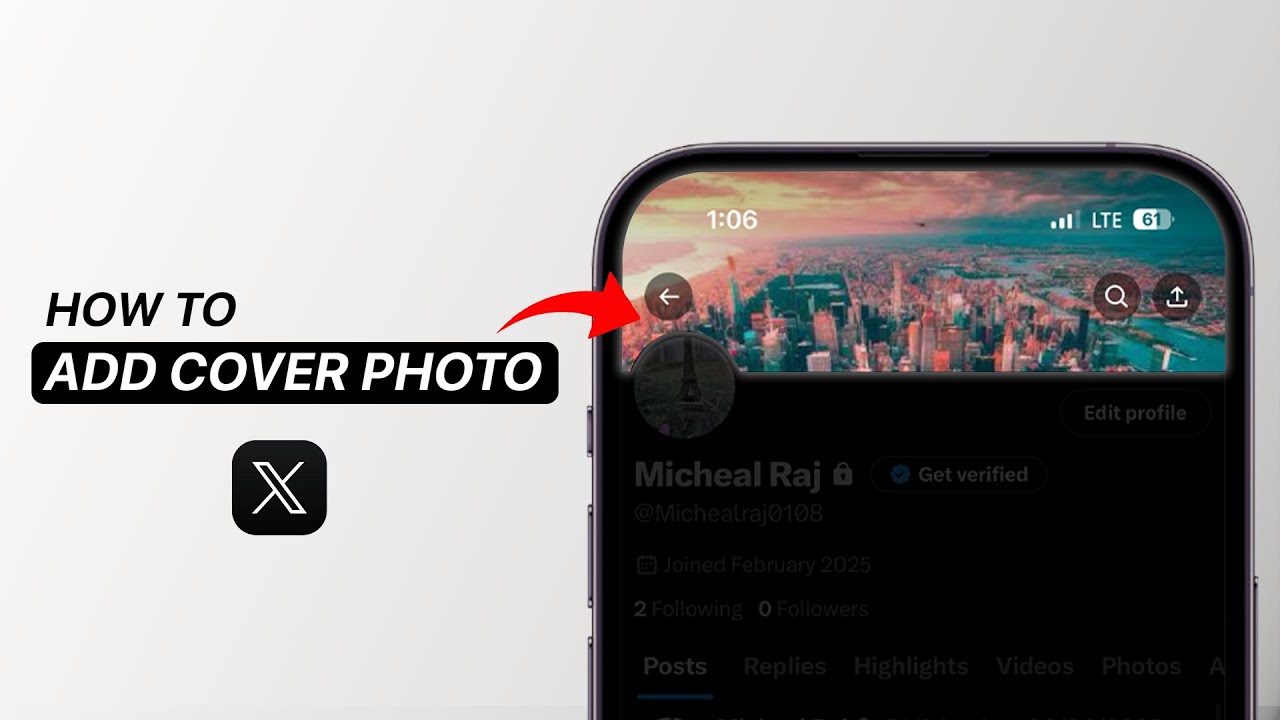 How To Add Cover Photo In X (Twitter) Account?