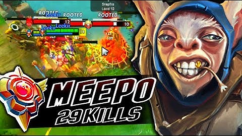 GRAND MASTER MEEPO VS HARD COUNTER PUGNA | DOTA 2 MEEPO GAMEPLAY