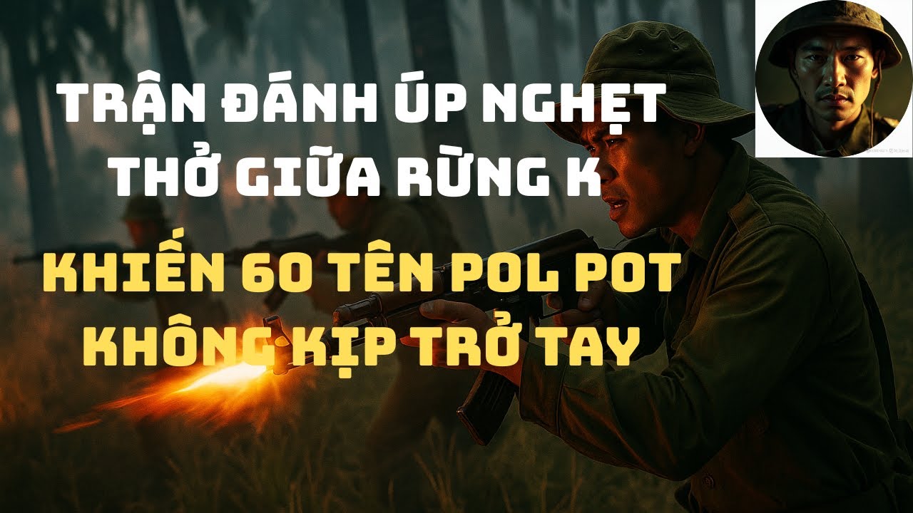 Trận Đánh Úp Nghẹt Thở Giữa Rừng k _Khiến 60 Tên Pol Pot Không Kịp Trở Tay ,Kể Chuyện Lính