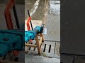 Who knows how to use this power pole angle grinder? #tools #powertools #anglegrinder #diyprojects