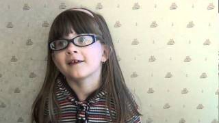 4 year-old recites the Lord&#39;s Prayer.mpg