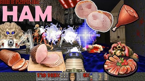 Doom 2: HAM.wad - a first map by Killerratte from 2013!! 1st try/UV/commentary