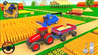 Tractor Farming Game android Gameplay | Real Tractor Driving Simulator by TryJee Games screenshot 4