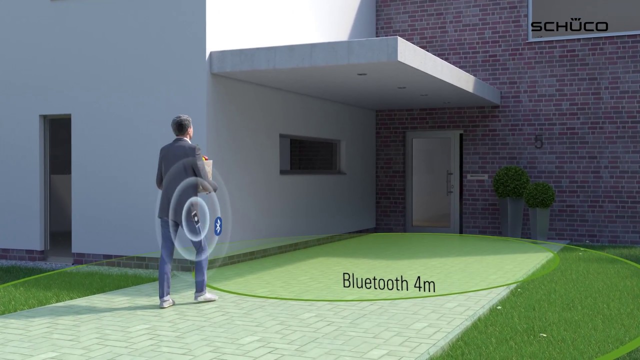 Schüco BlueCon - Bluetooth Zutrittskontrolle für die Tür